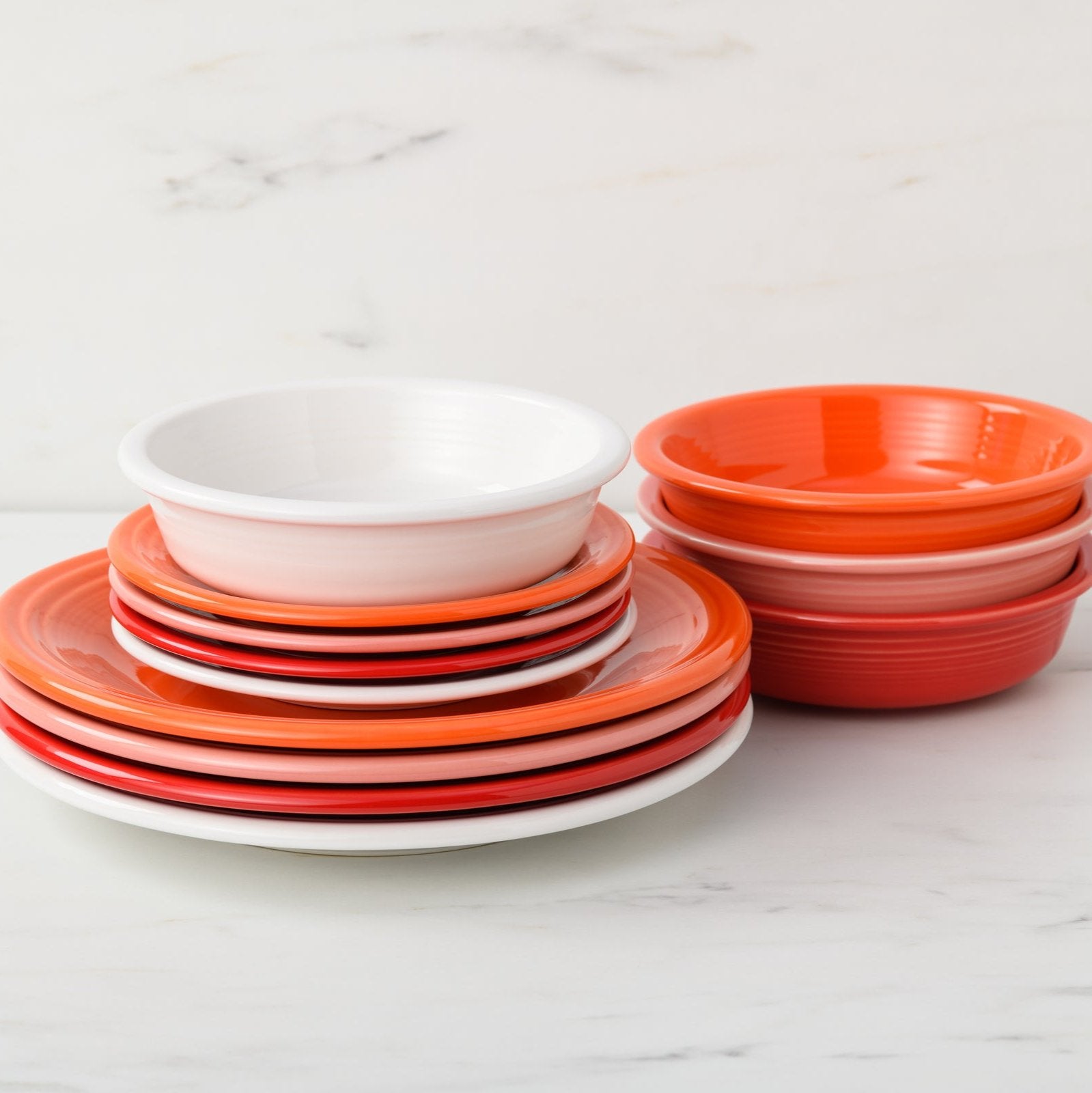 Mixed Sunset Horizon Classic Rim 12-Piece Dinnerware Set. Service for 4 - Image 2