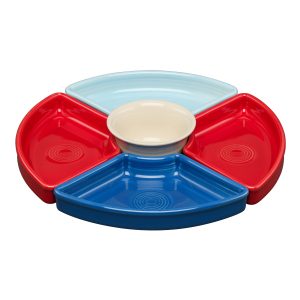 Americana 5-Piece Mixed Colors Entertaining Set 8 1/5 Inch