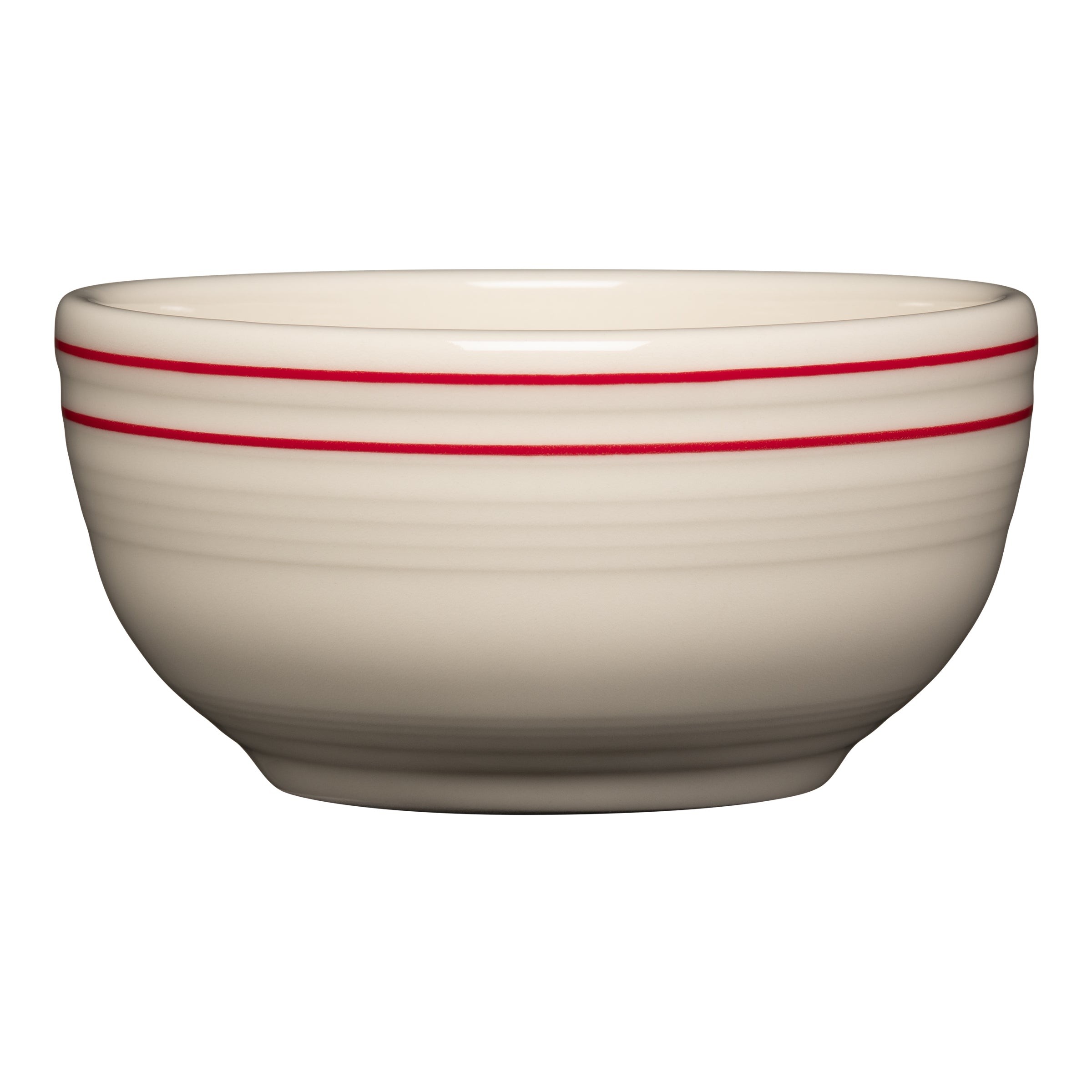 Americana Scarlet Bands Set of 4 Bistro Coupe 5 1/2 Inch Cereal Bowl 22 oz - Image 4