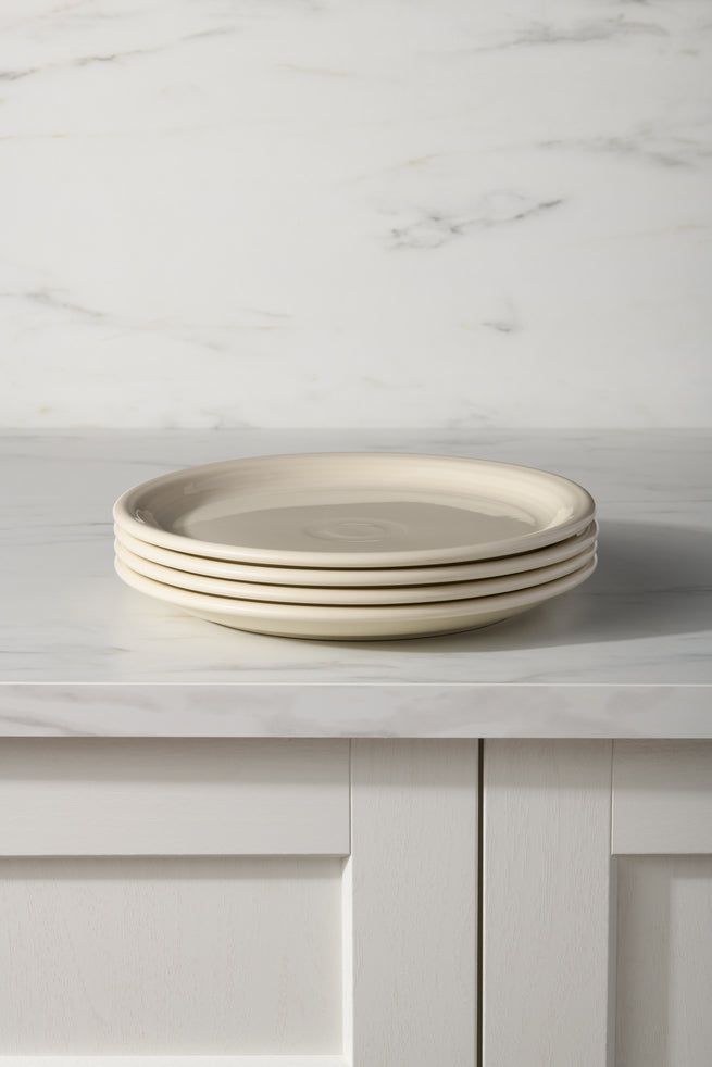 Linen Set of 4 Bistro Coupe 10 1/2 Inch Dinner Plate - Image 2
