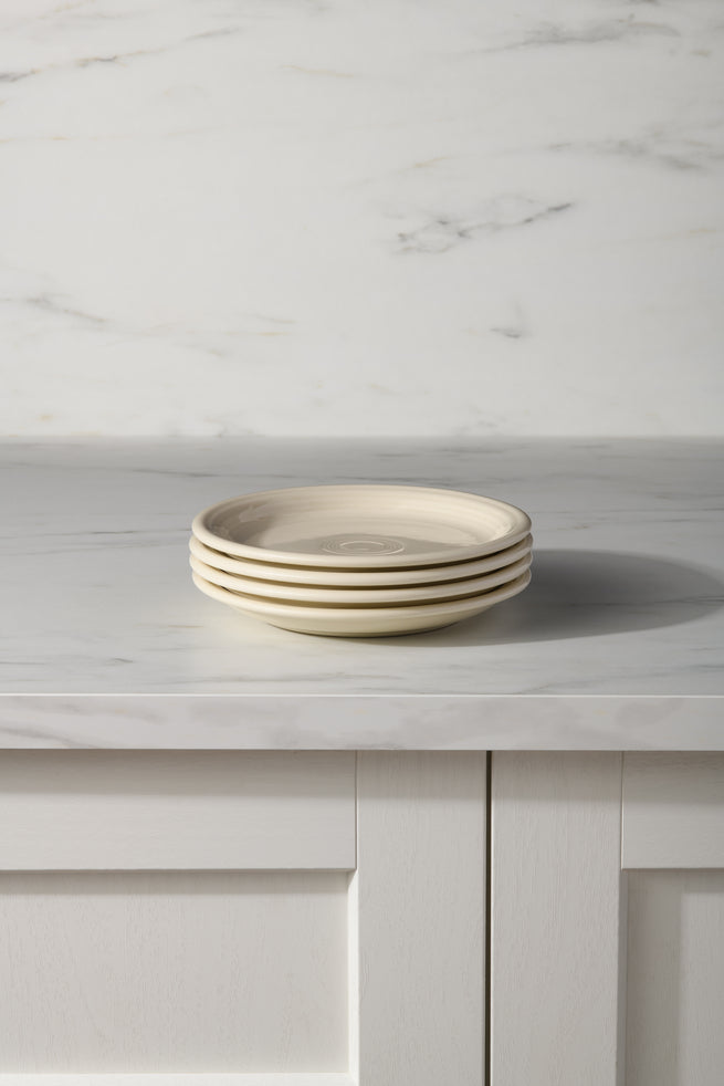 Linen Set of 4 Bistro Coupe 7 1/4 Inch Salad Plate - Image 2