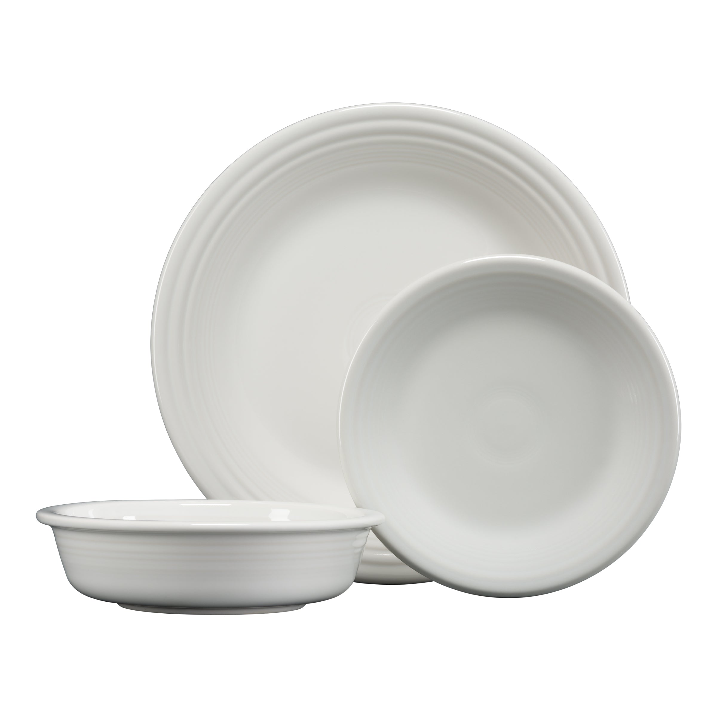 Classic Rim 3-Piece Dinnerware Set. Service for 1 - Image 6