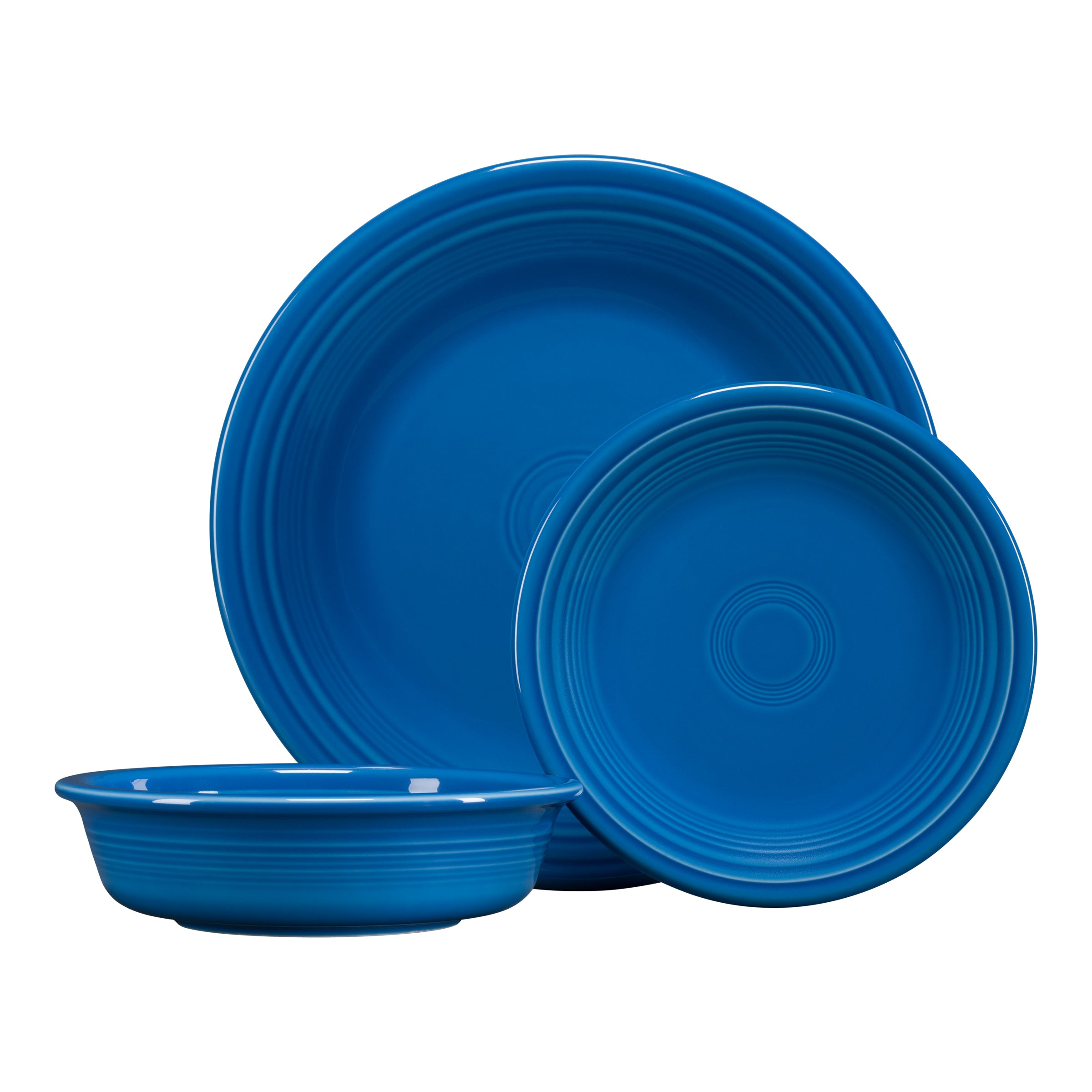 Classic Rim 3-Piece Dinnerware Set. Service for 1 - Image 7