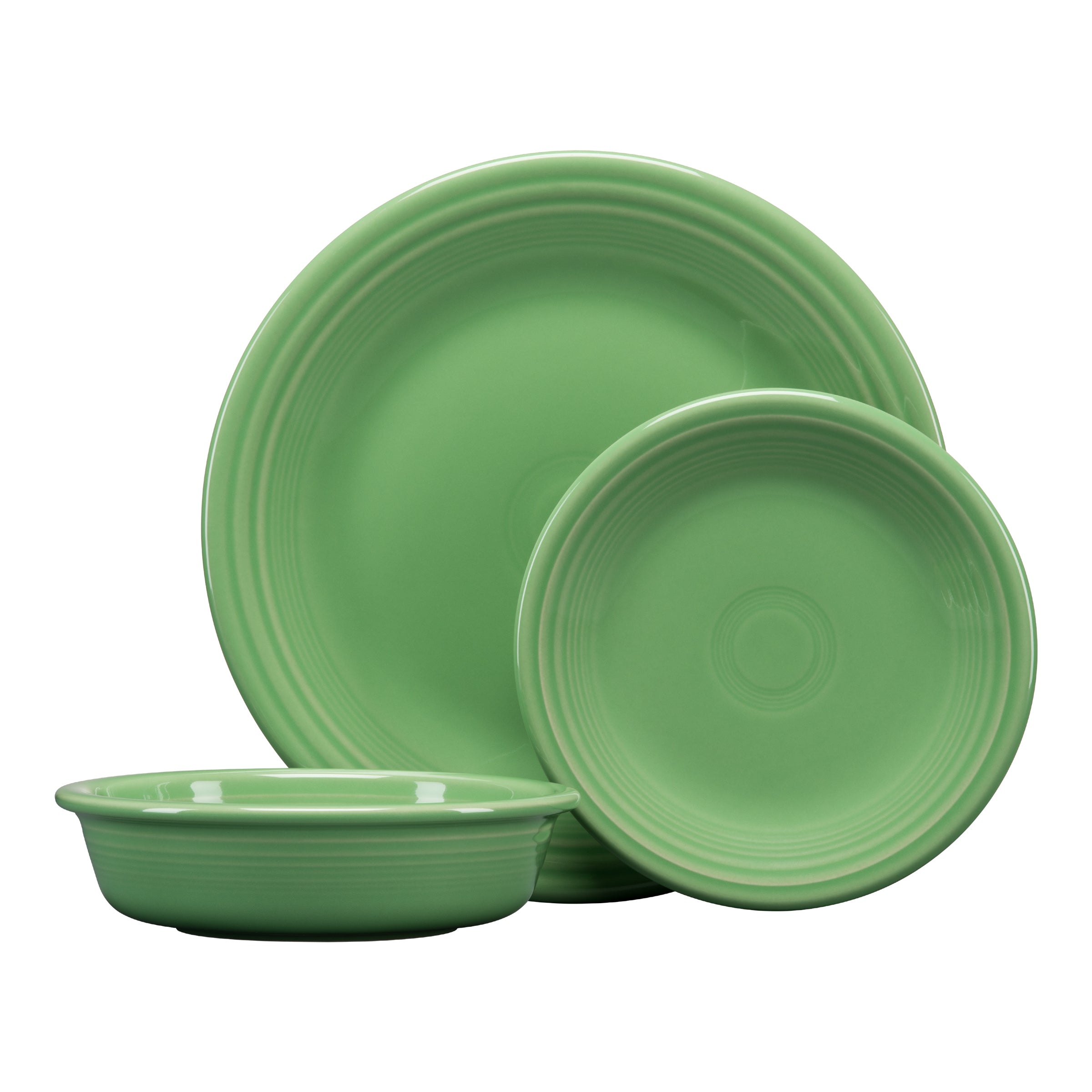 Classic Rim 3-Piece Dinnerware Set. Service for 1 - Image 11