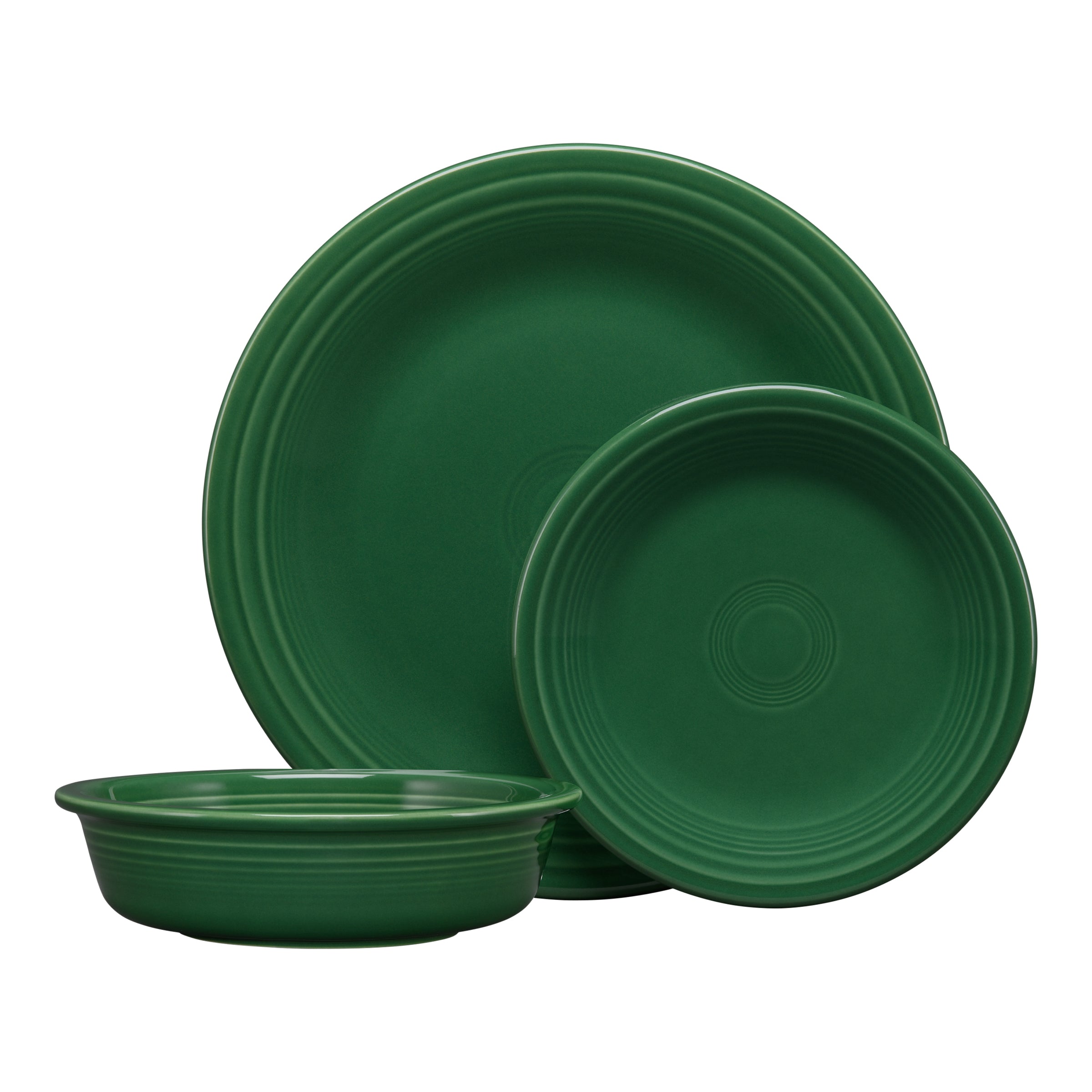Classic Rim 3-Piece Dinnerware Set. Service for 1 - Image 13