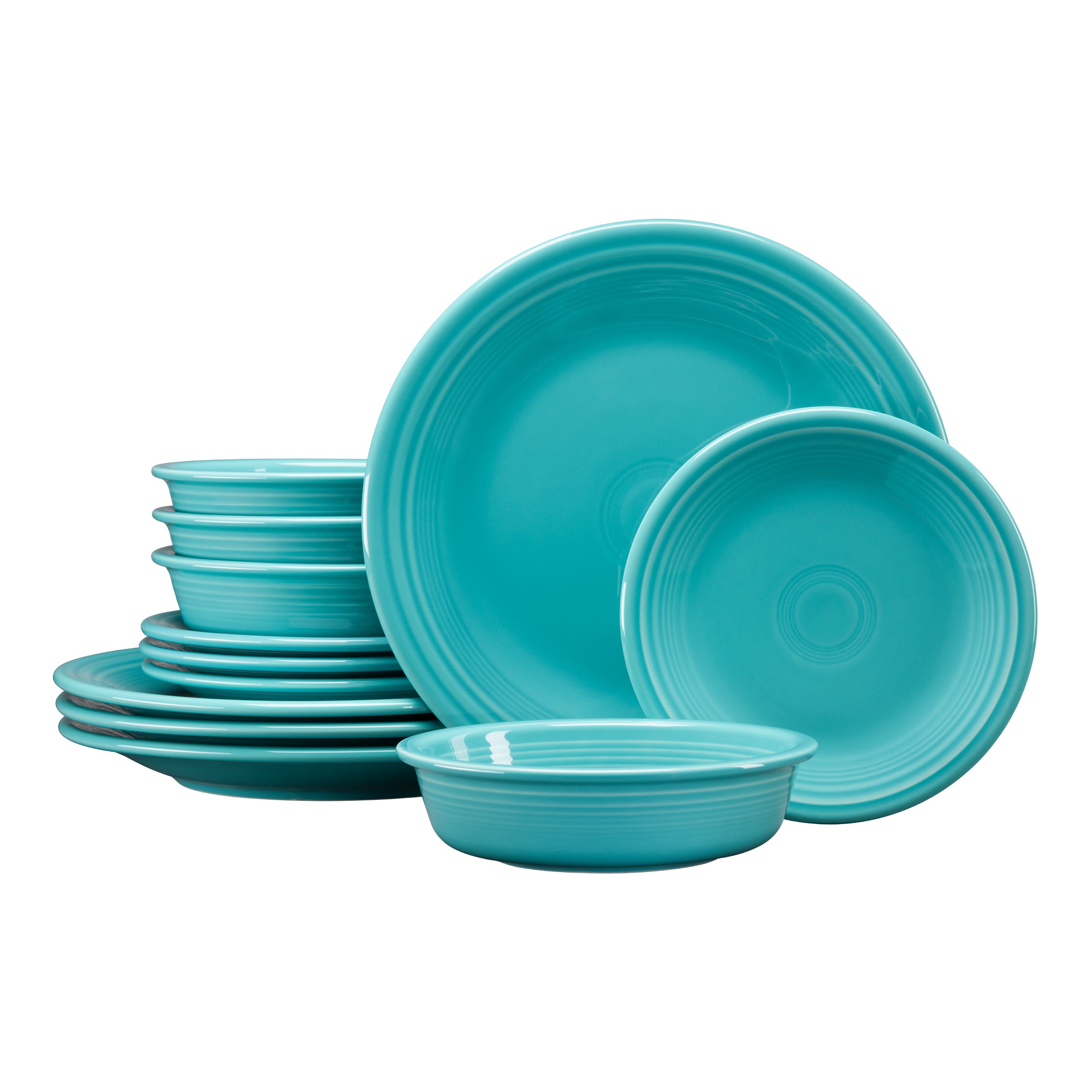 Classic Rim 12-Piece Dinnerware Set. Service for 4 - Image 7