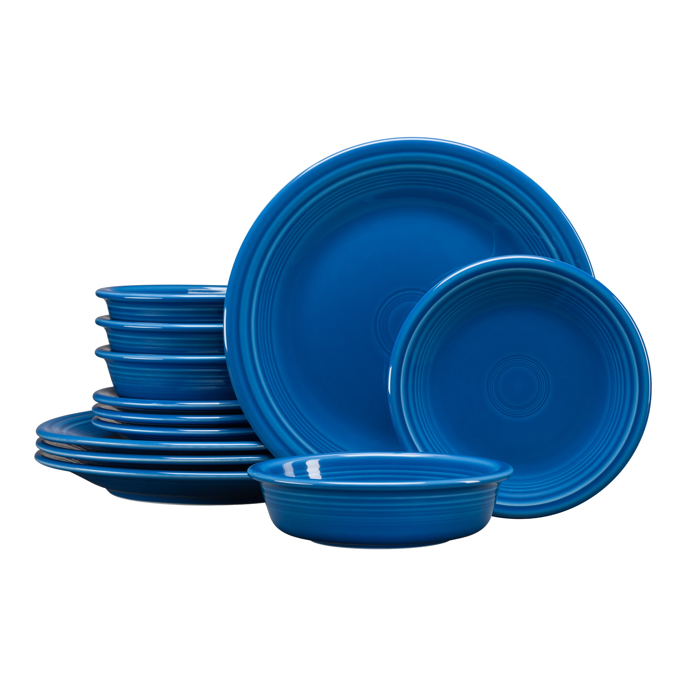 Classic Rim 12-Piece Dinnerware Set. Service for 4 - Image 6