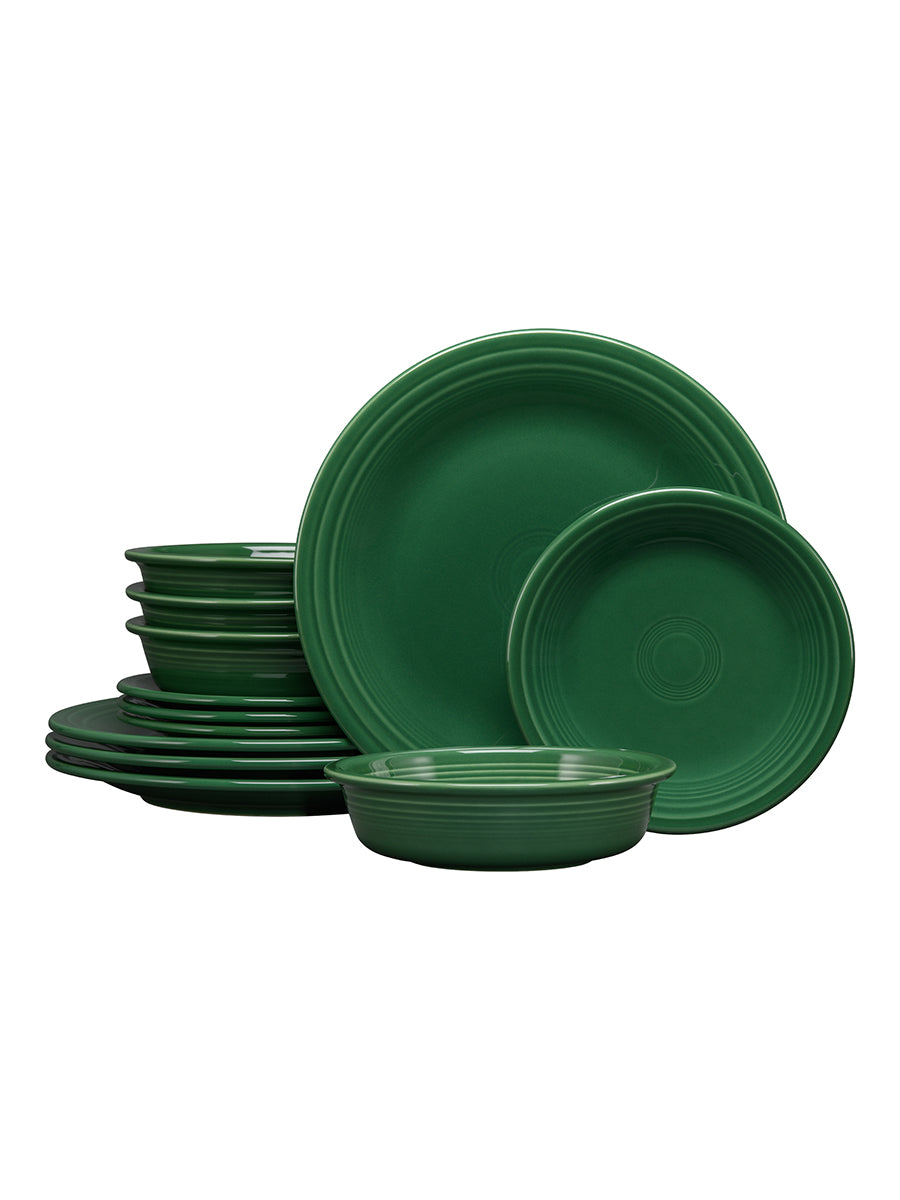 Classic Rim 12-Piece Dinnerware Set. Service for 4 - Image 4