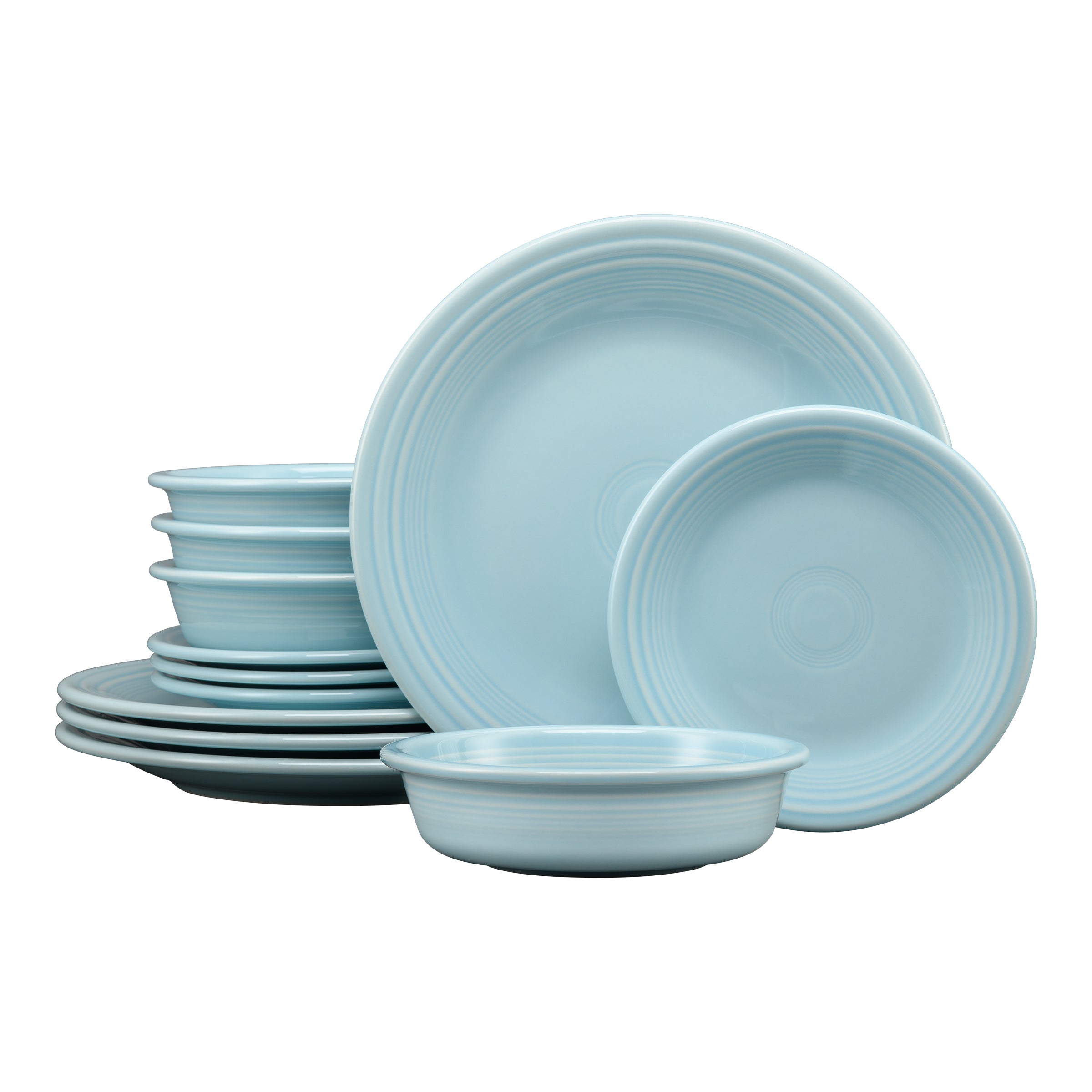 Classic Rim 12-Piece Dinnerware Set. Service for 4 - Image 12