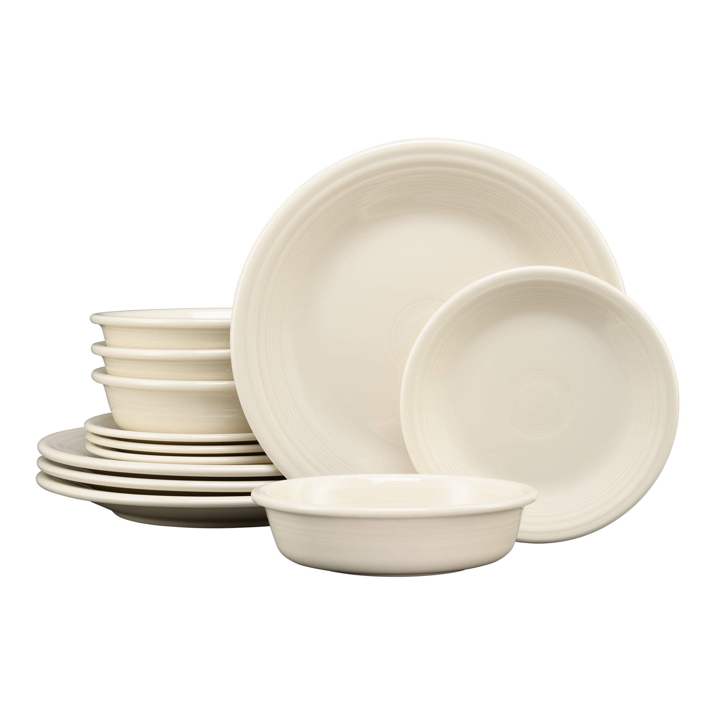Classic Rim 12-Piece Dinnerware Set. Service for 4 - Image 13