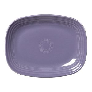 Lavender 12 Inch Large Rectangular Platter