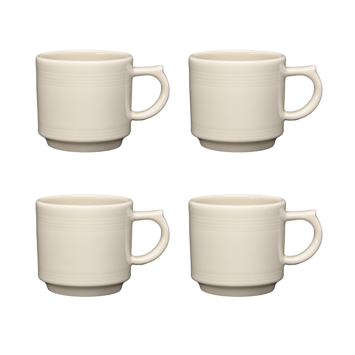 Linen 16 OZ Set of 4 Stackable Mug Set - Image 3