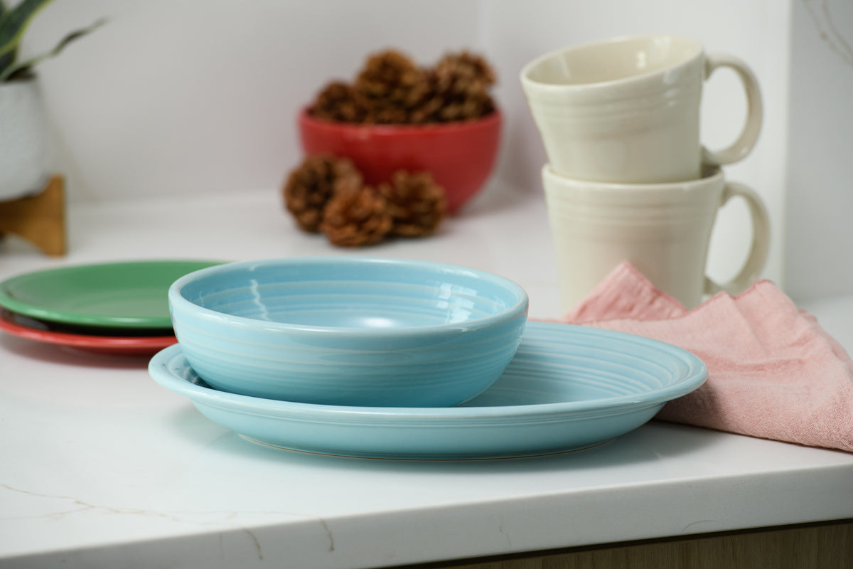 2-Piece Serve Set 11 5/8 Inch Oval Platter & 38 OZ Bistro Bowl - Image 2
