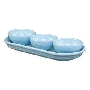 Retired Fiesta 4-Piece Condiment Set Sky