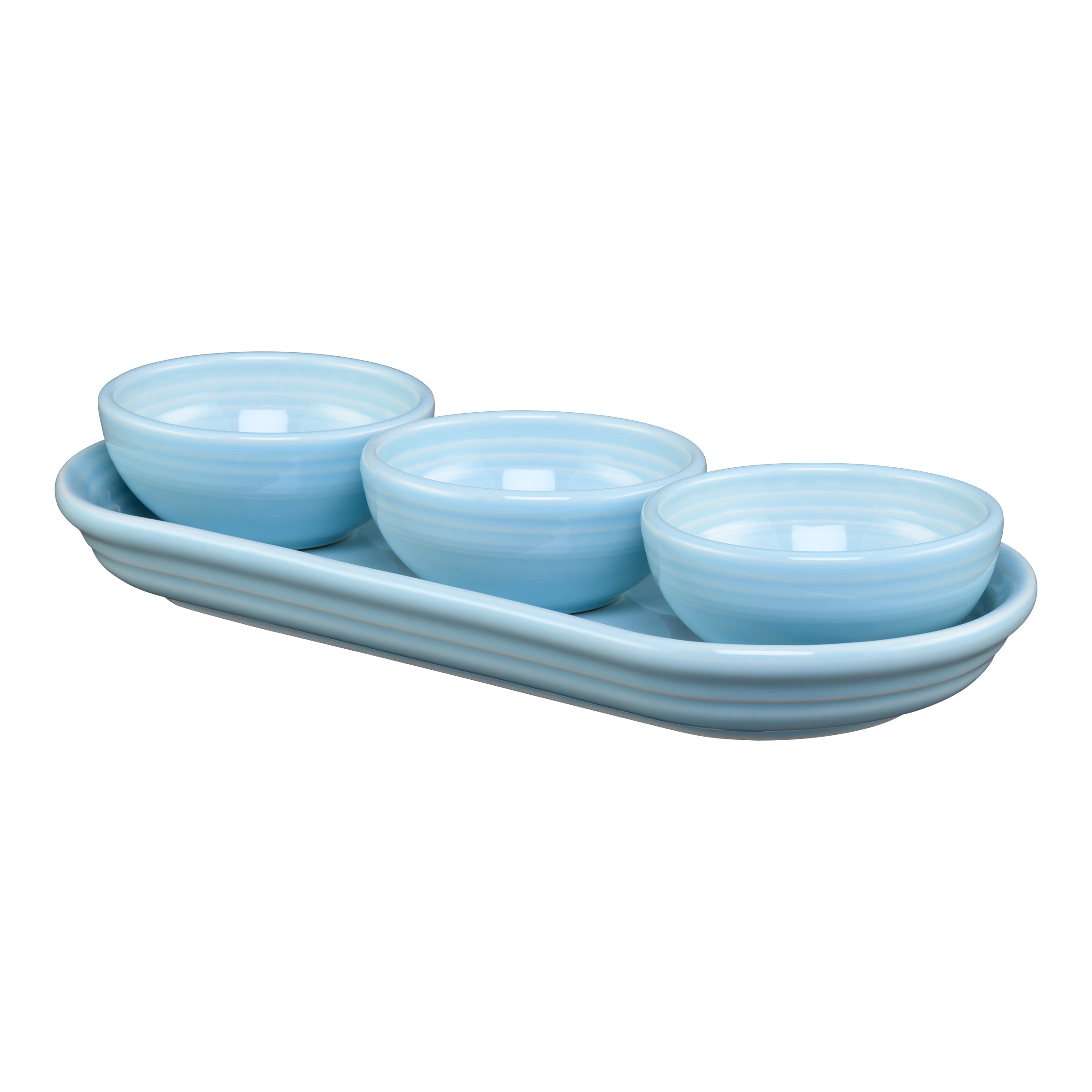 Retired Fiesta 4-Piece Condiment Set Sky