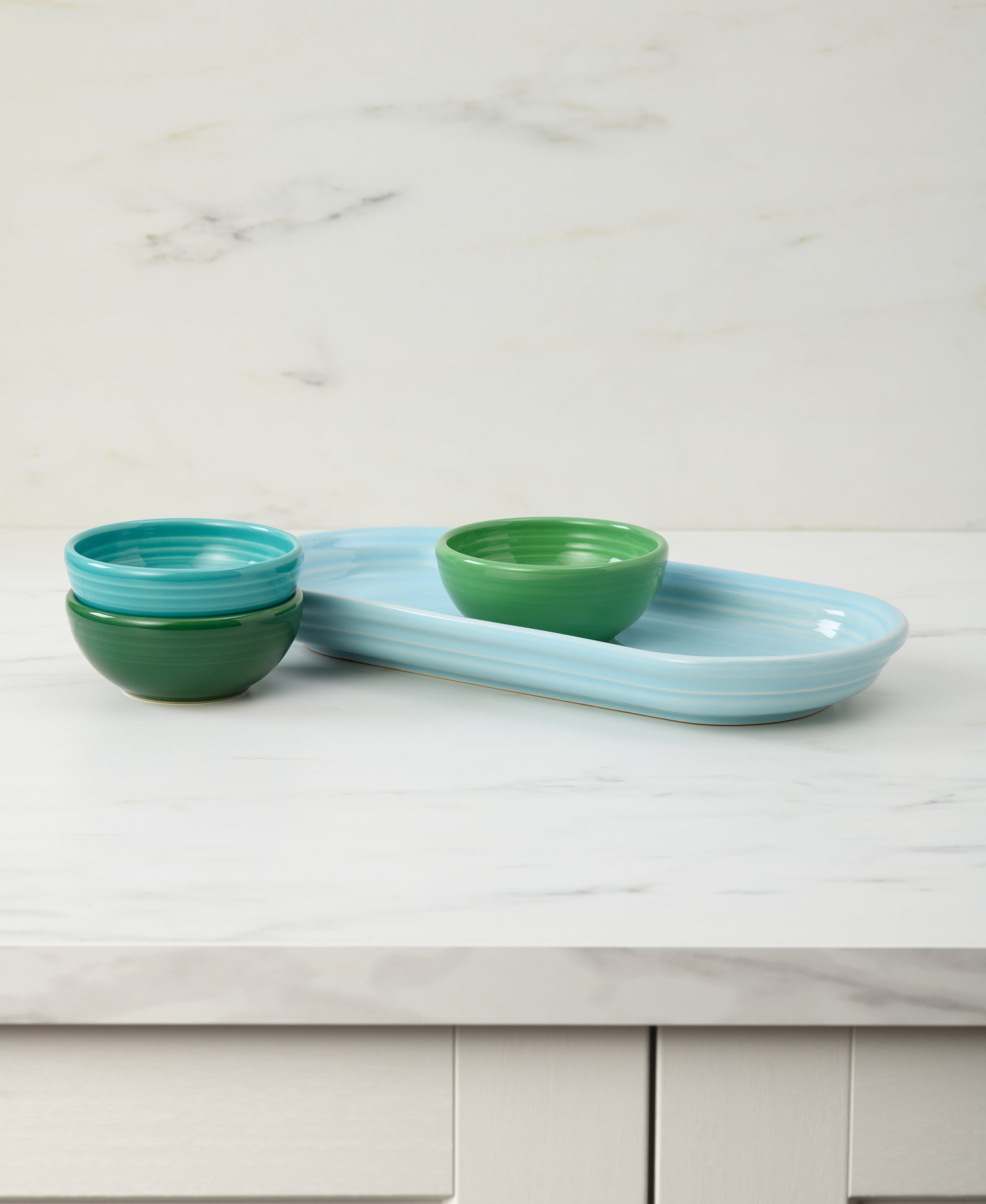 Aegean Mixed Colors 4-Piece Condiment Set - Image 2