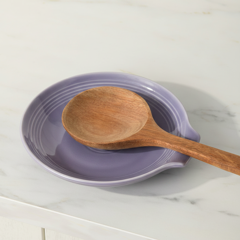 Lavender Extra Large Spoon Rest 7 Inch - Image 2
