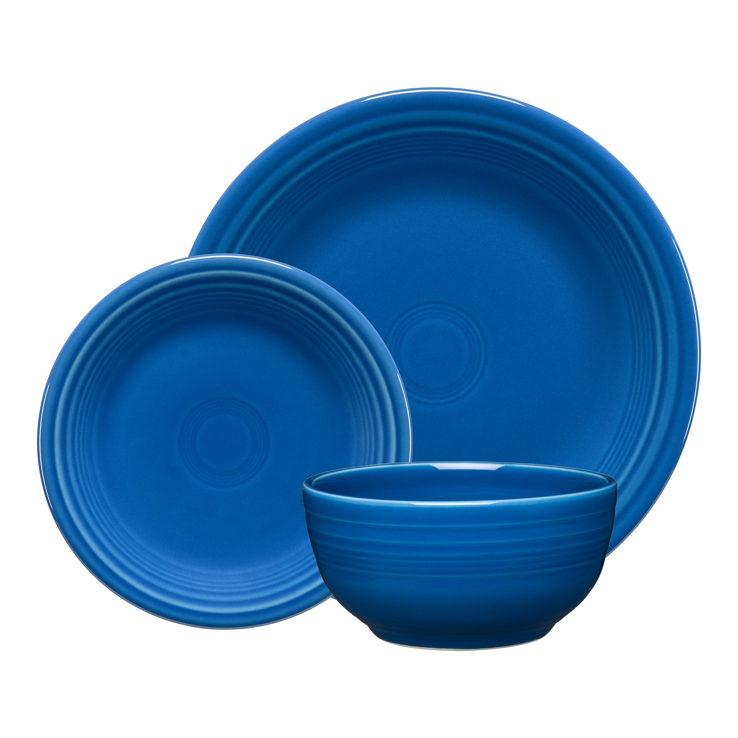 Classic Bistro 3-Piece Dinnerware Set. Service for 1
