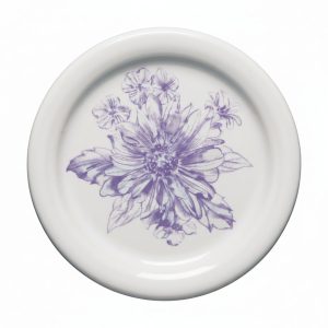 Botanical Floral Lavender 4 3/8 Inch Coaster and Mug Cover