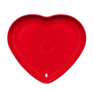 Retired Fiesta 9 Inch Heart Shaped Plate