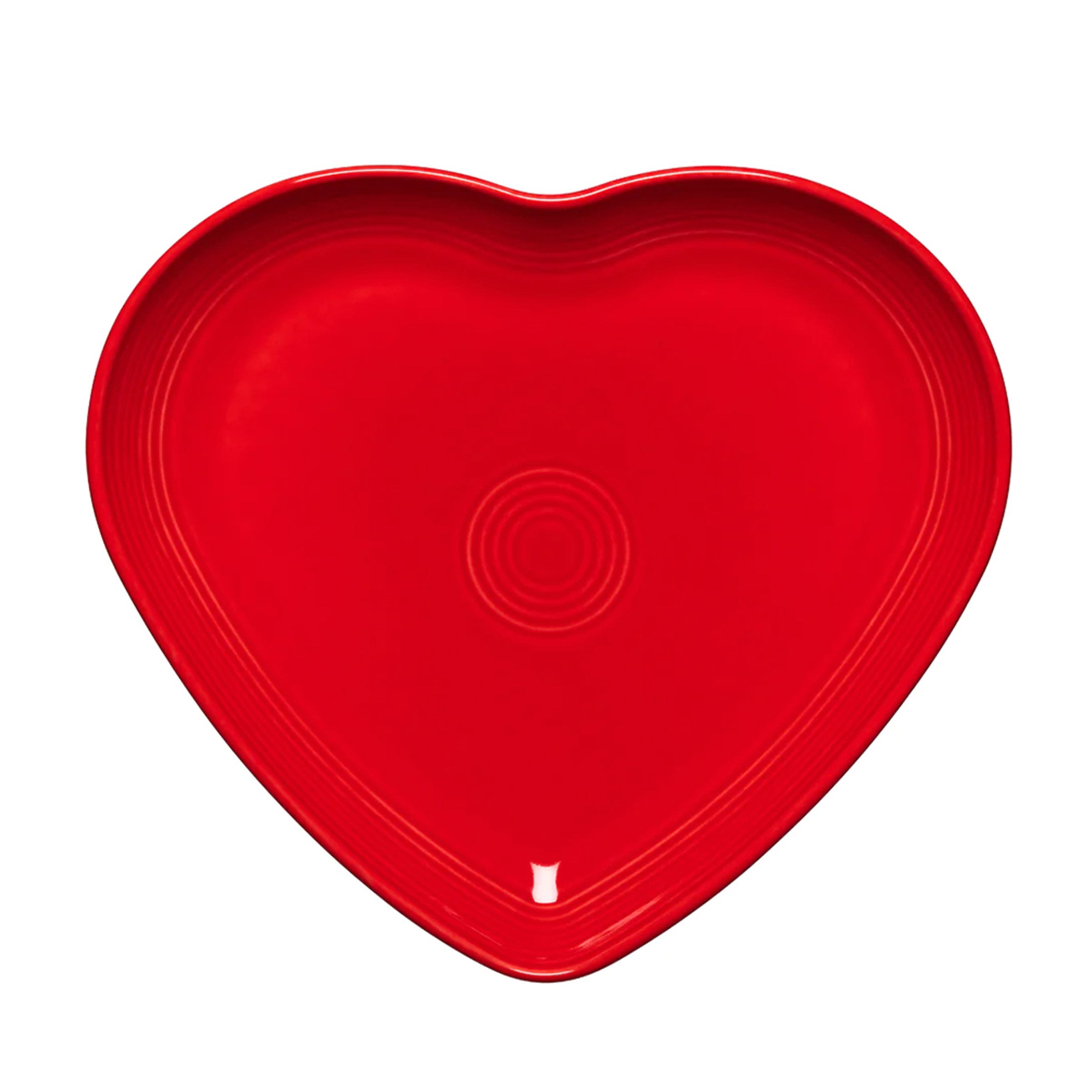 Retired Fiesta 9 Inch Heart Shaped Plate