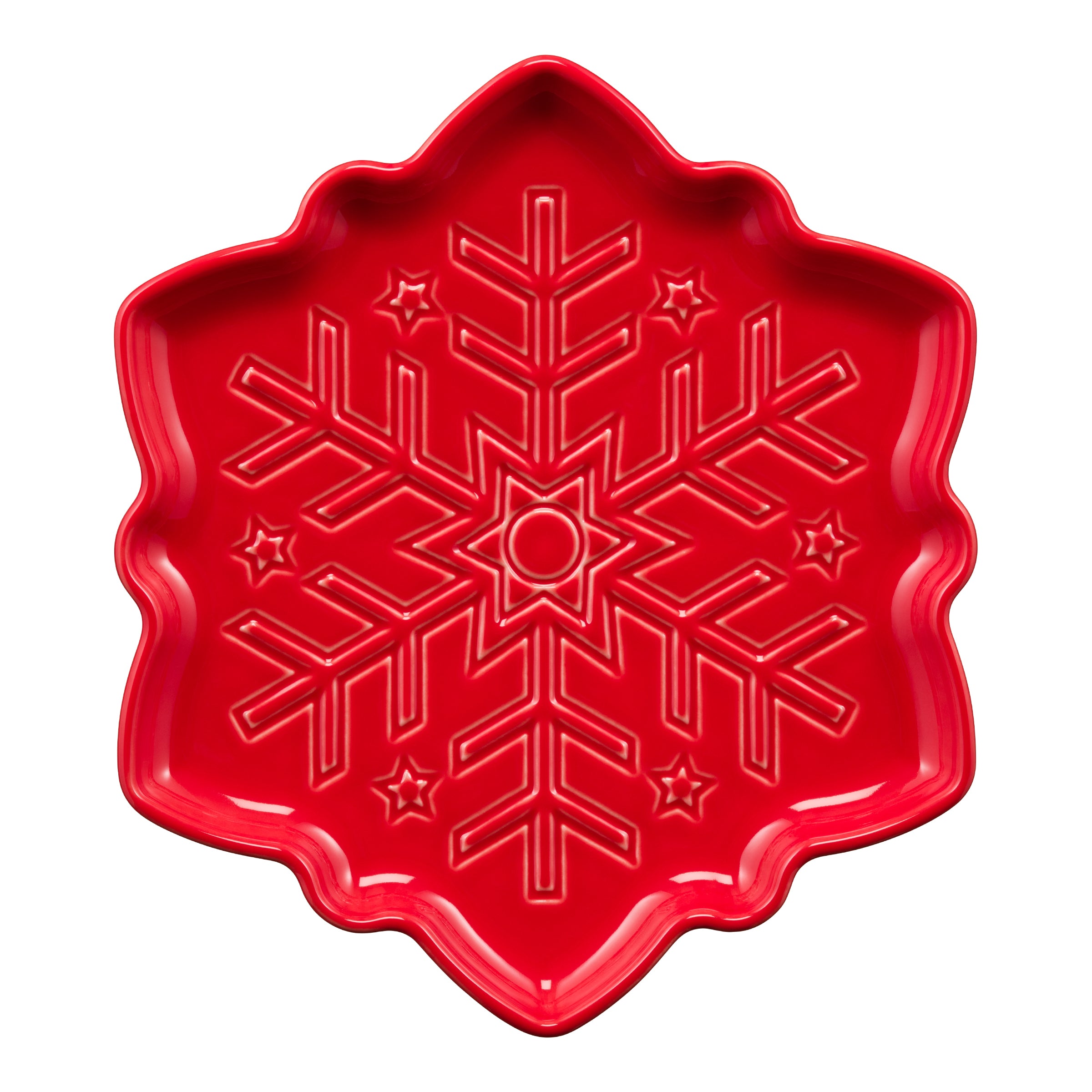 Snowflake Shaped Plate 9 Inch - Image 4