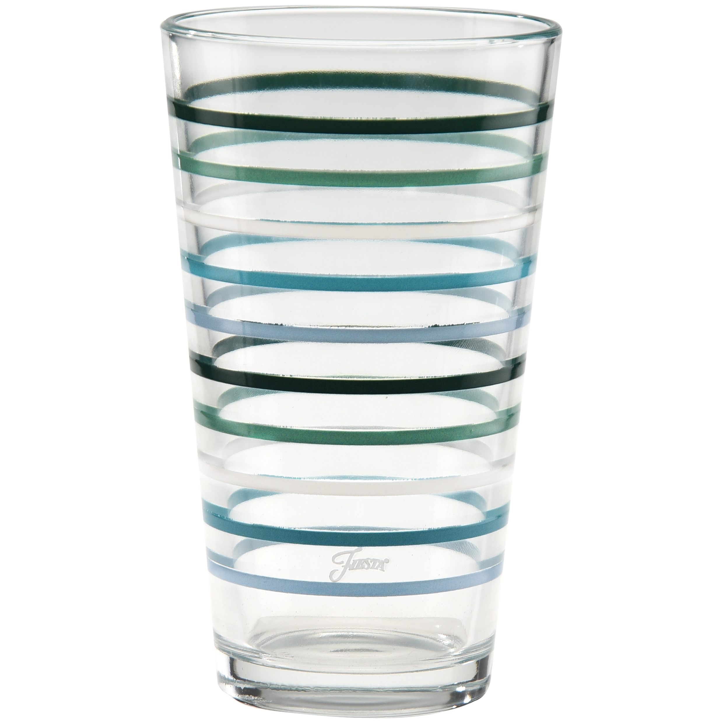 16 oz. Fiesta Aegean Thin Stripe Cooler Glass - Set of 4 - Image 2