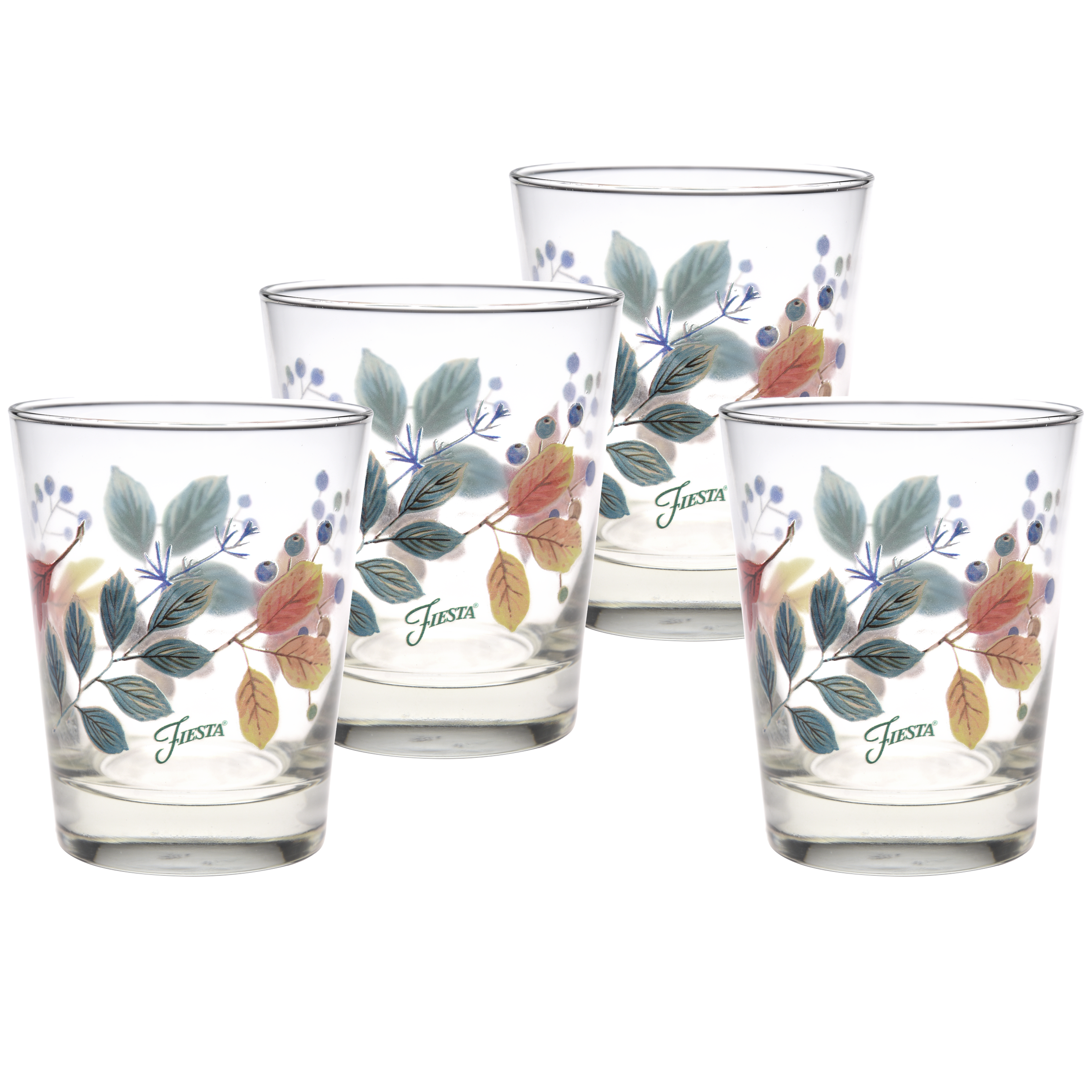 15 oz. Fiesta Autumn Fields Tapered Double Old Fashion - Set of 4