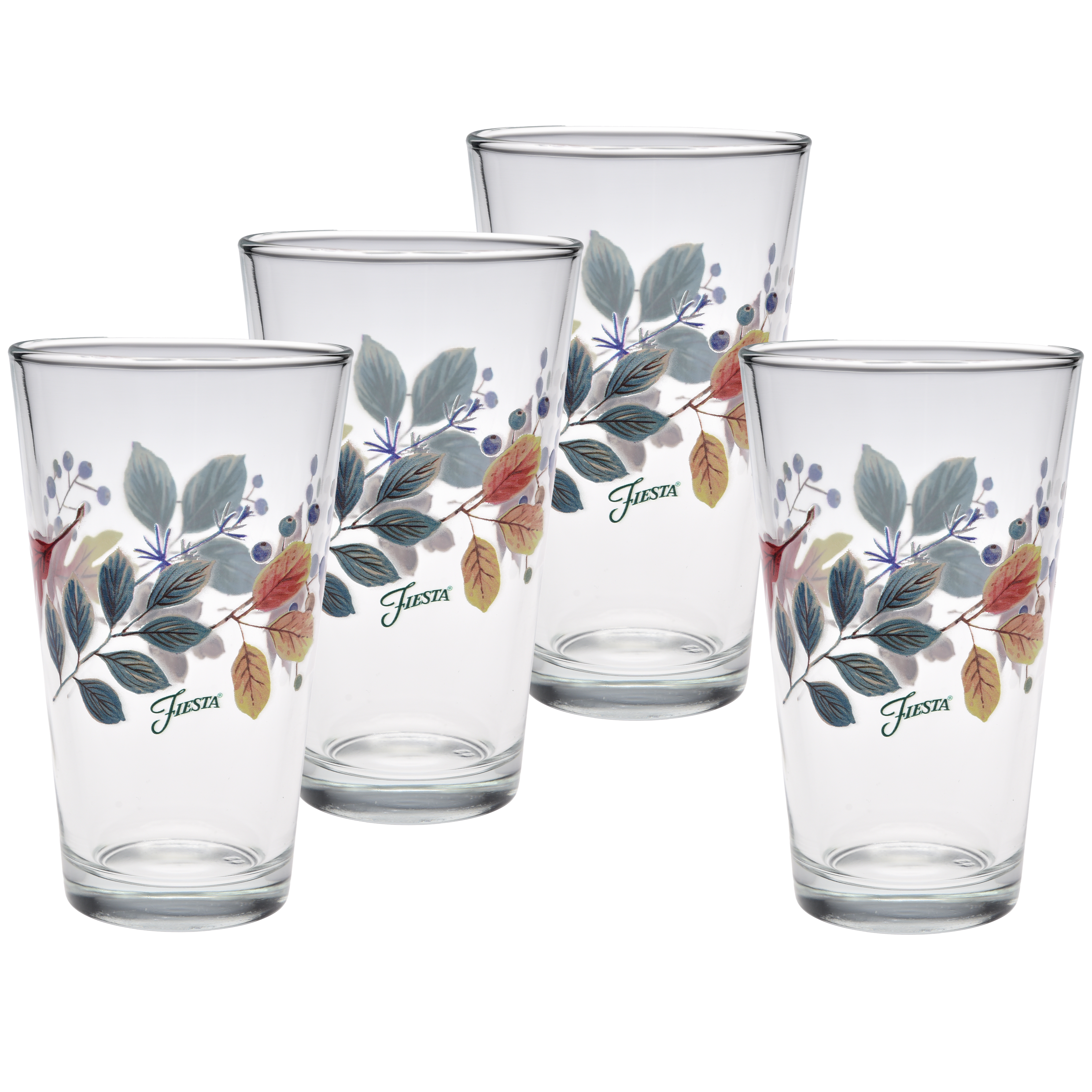 16 oz. Fiesta Autumn Fields Cooler Glass - Set of 4
