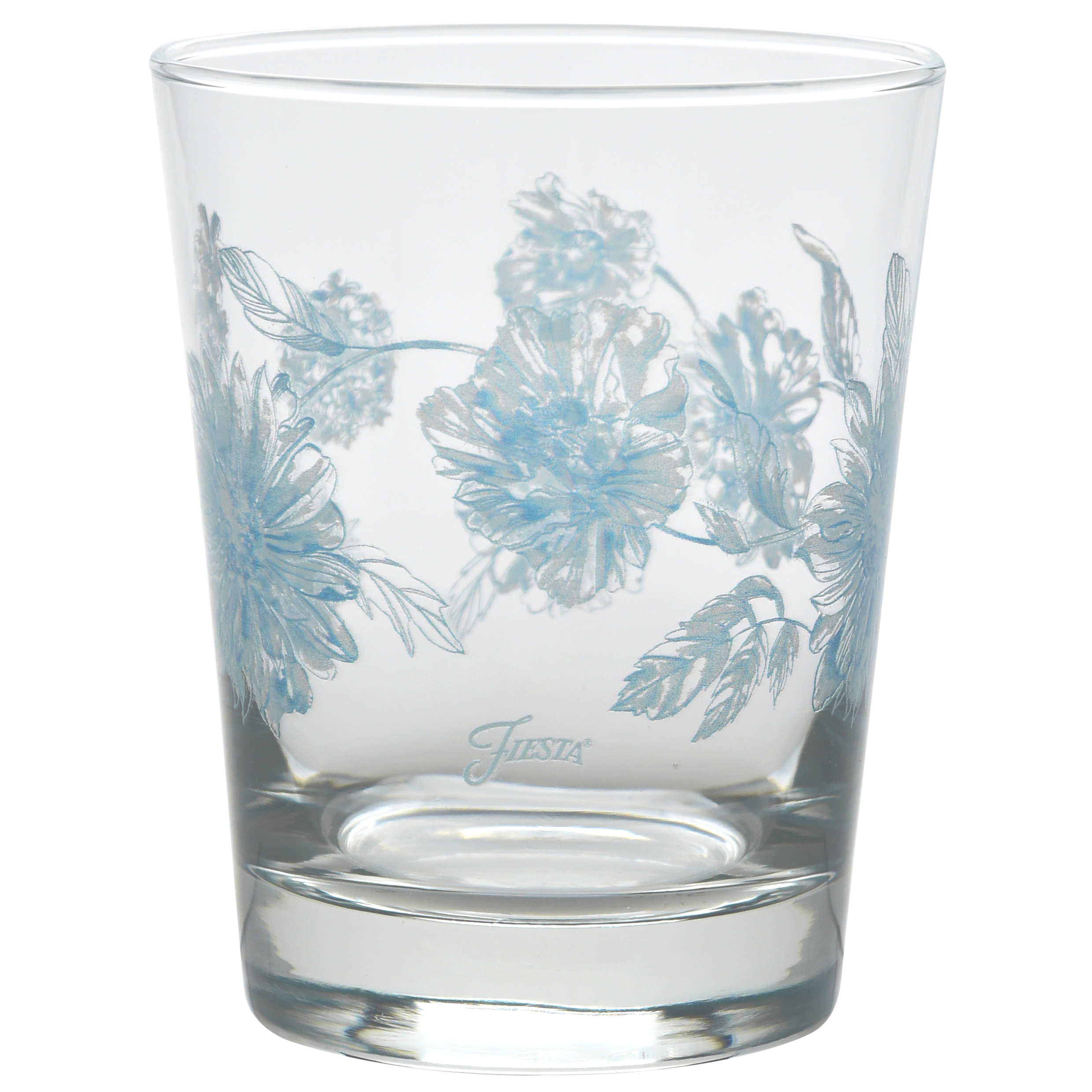 Botanical Floral 15 oz. Tapered Double Old Fashion Glass – Set of 4 - Image 2