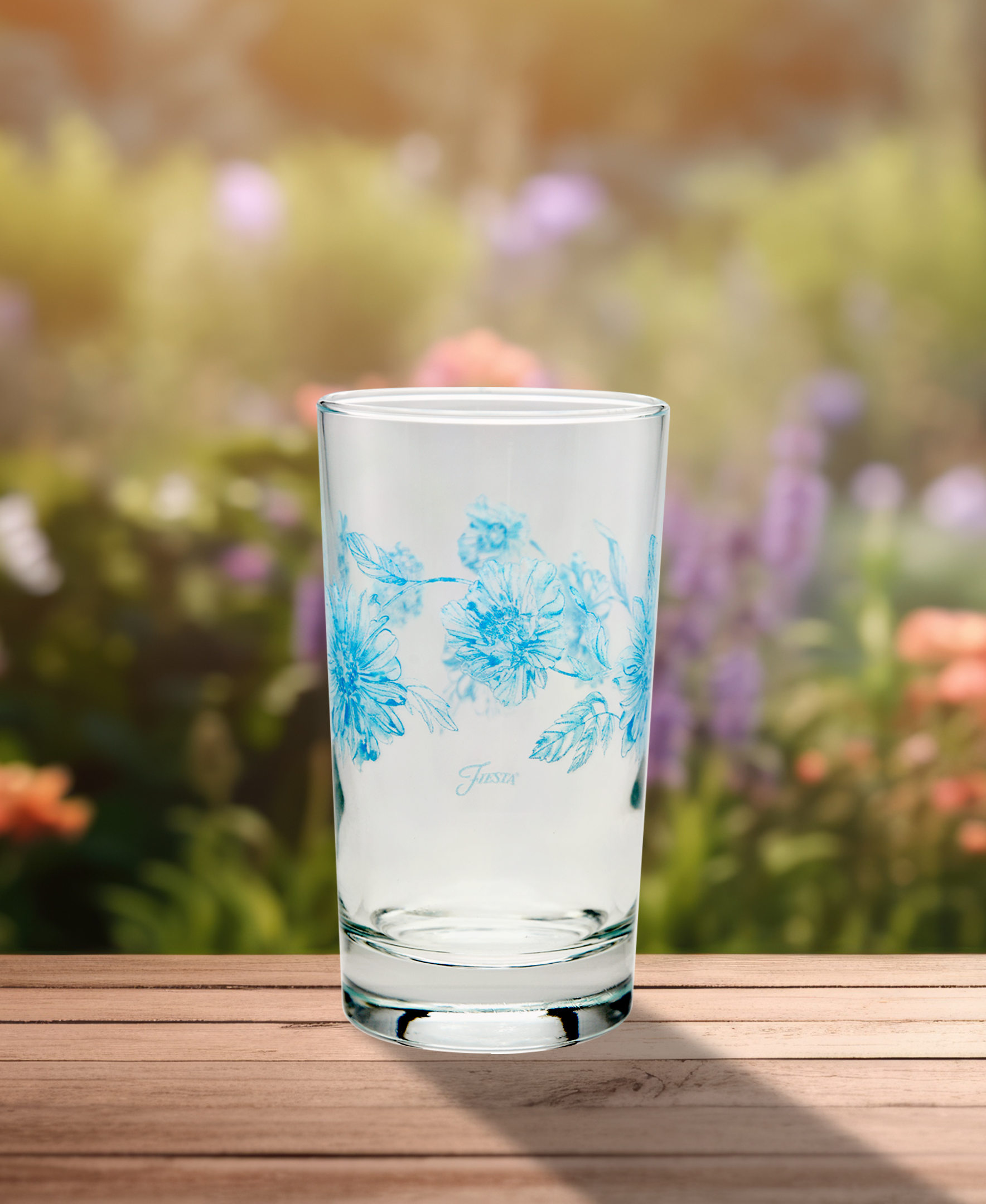 Botanical Floral 7 oz. Floral Juice Glass – Set of 4 - Image 2
