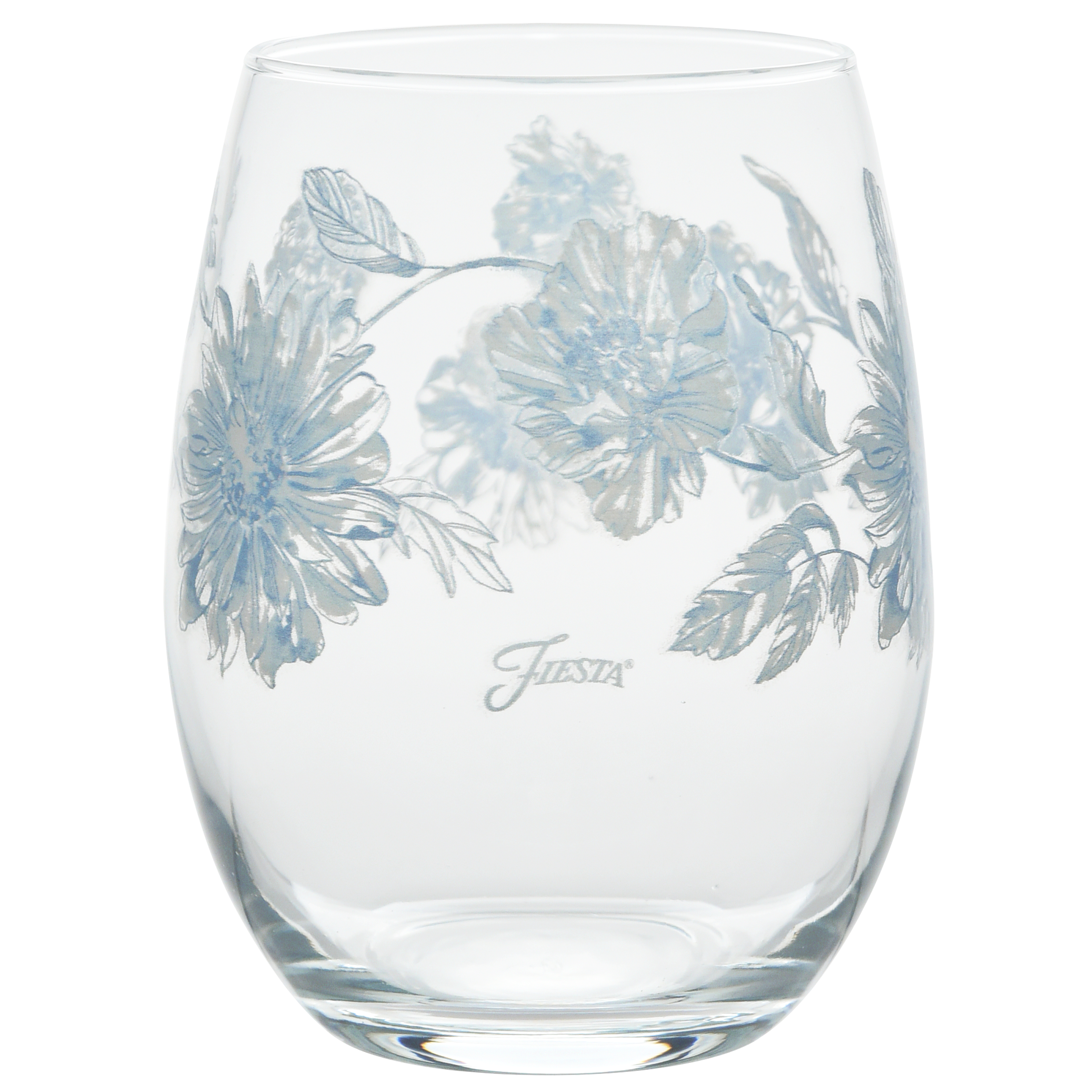 Botanical Floral 15 oz. Stemless Wine Glass – Set of 4 - Image 2