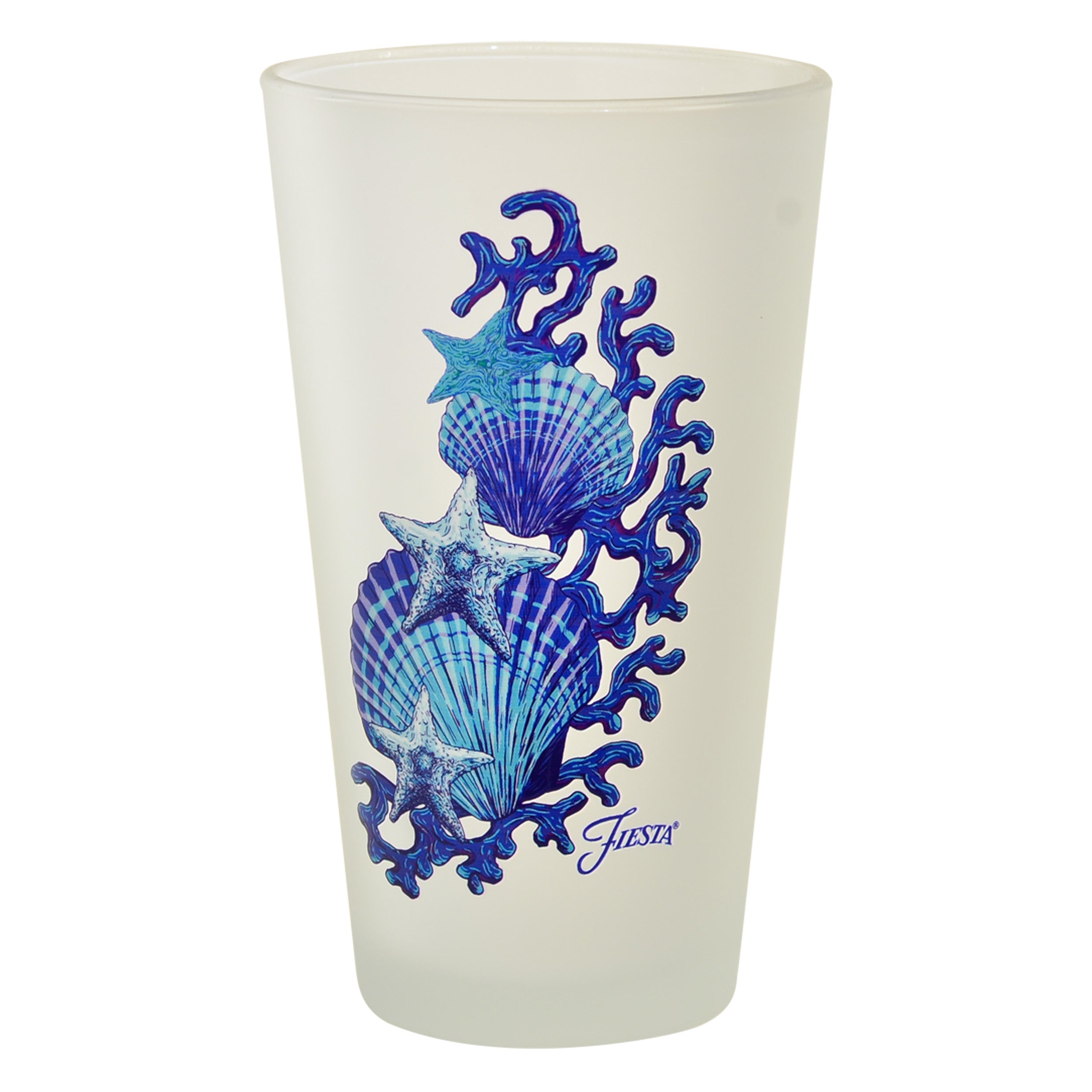 Retired 16 oz. Fiesta® Coastal Frosted Cooler – Set of 4 - Image 2