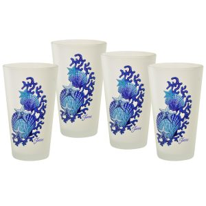Retired 16 oz. Fiesta® Coastal Frosted Cooler – Set of 4