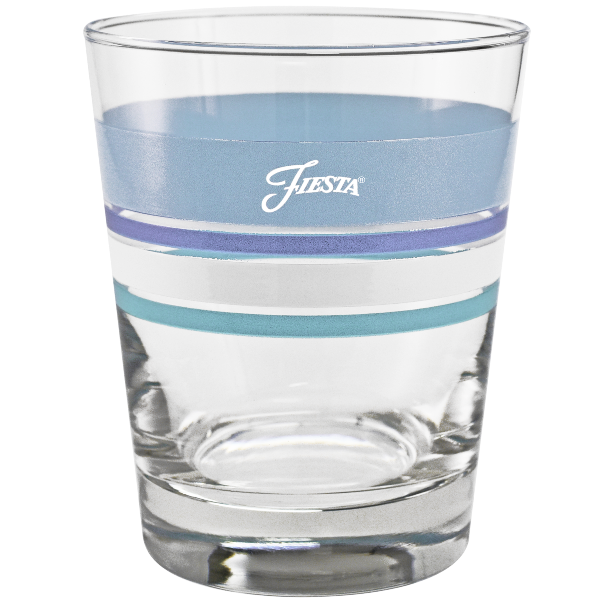 Coastal Blues 15 oz. Edgeline Tapered Double Old Fashion – Set of 4 - Image 2
