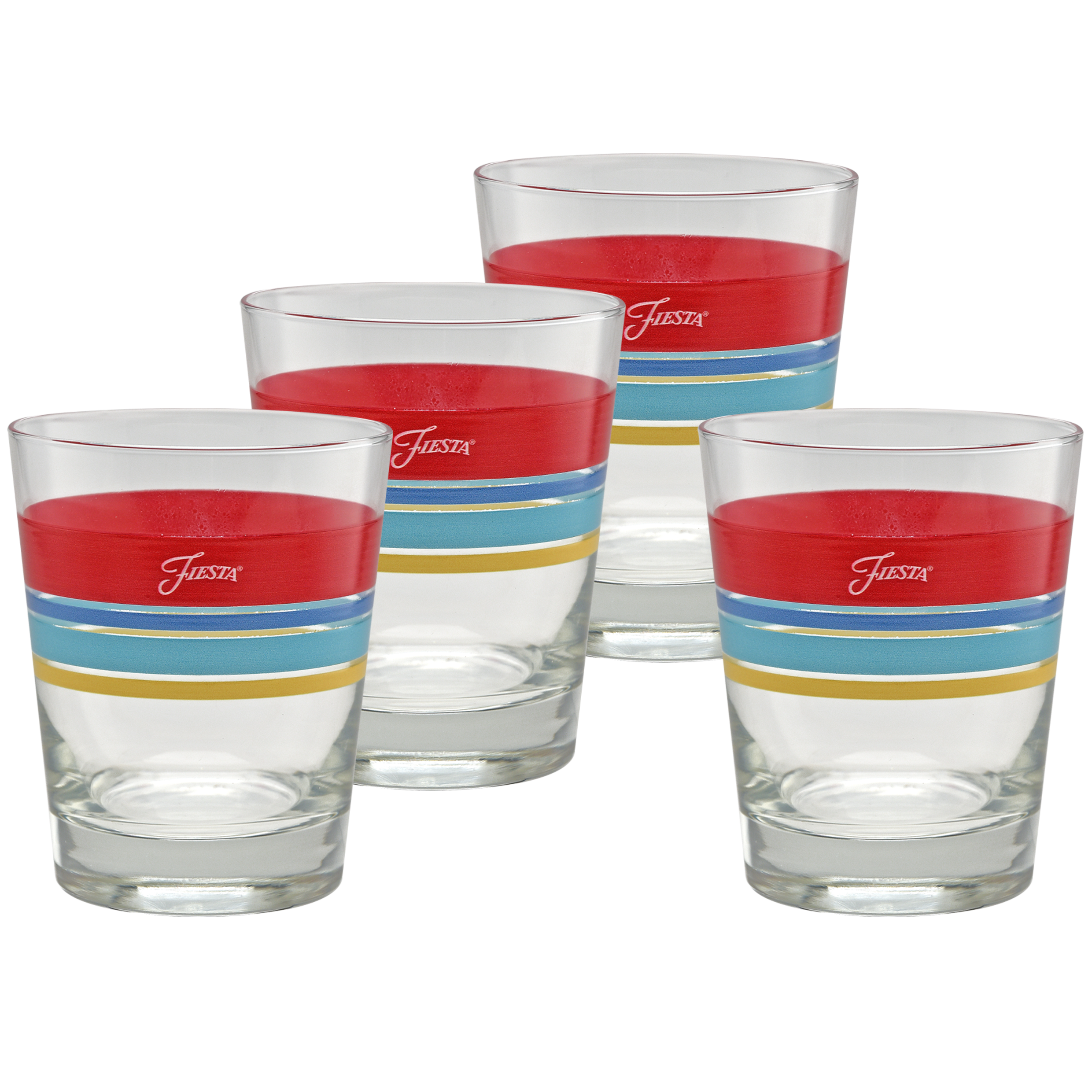 Vibrant 15 oz. Edgeline Tapered Double Old Fashion – Set of 4
