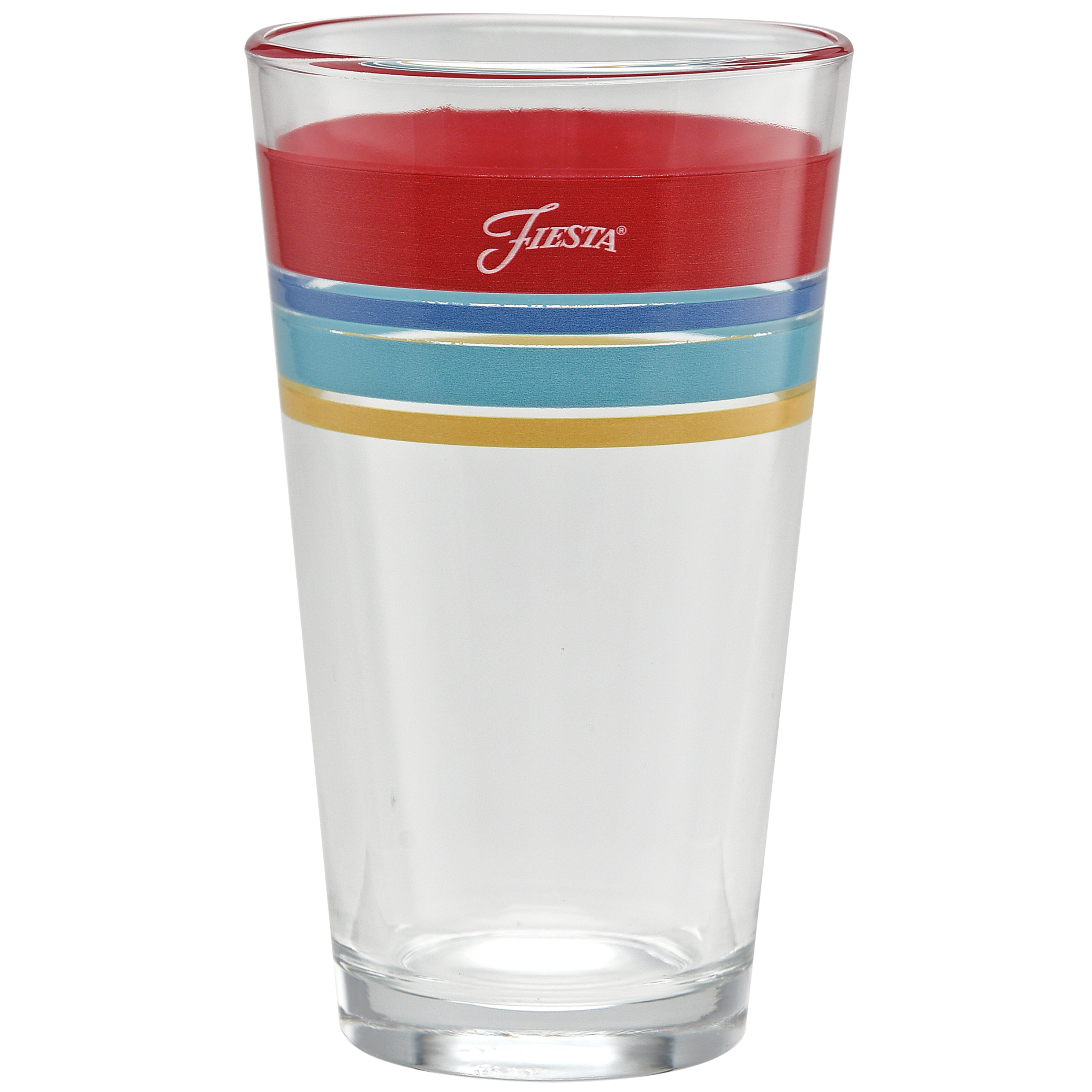 Vibrant 16 oz. Edgeline Cooler Glass - Set of 4 - Image 2