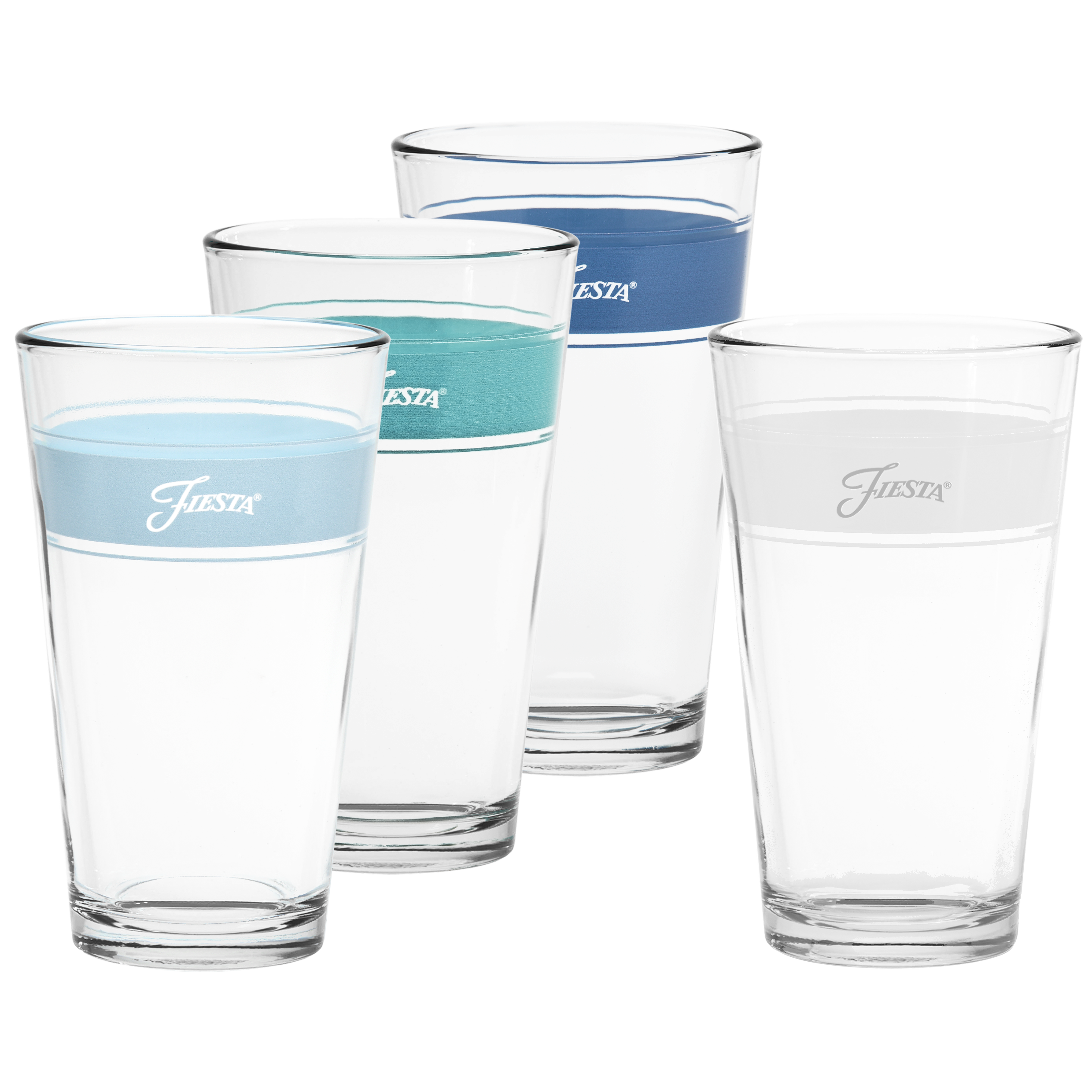 Coastal Blues 16 oz. Frame Cooler Mixed Color - Set of 4