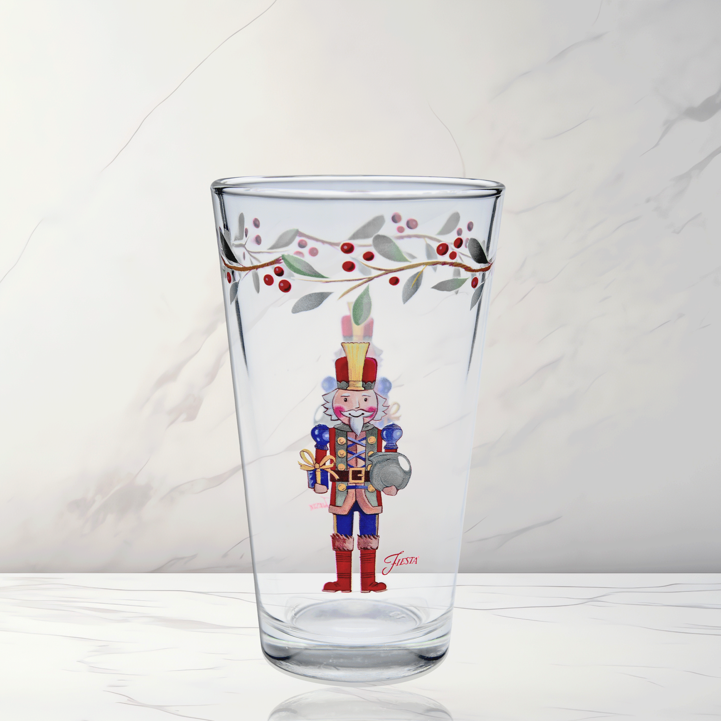 Nutcracker The Giver 16 oz. Cooler Glass - Set of 4 - Image 2