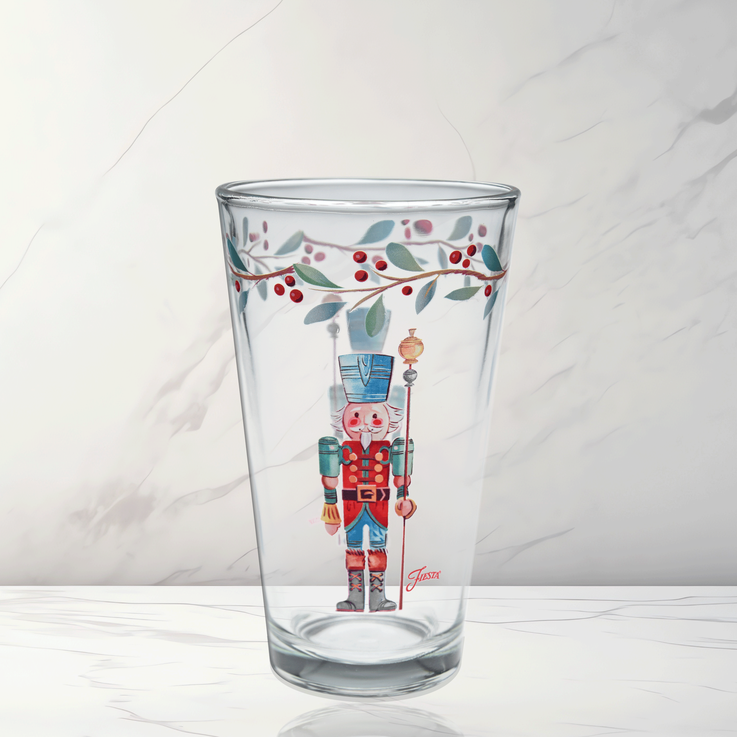 Nutcracker The Guardian 16 oz. Cooler Glass - Set of 4 - Image 2