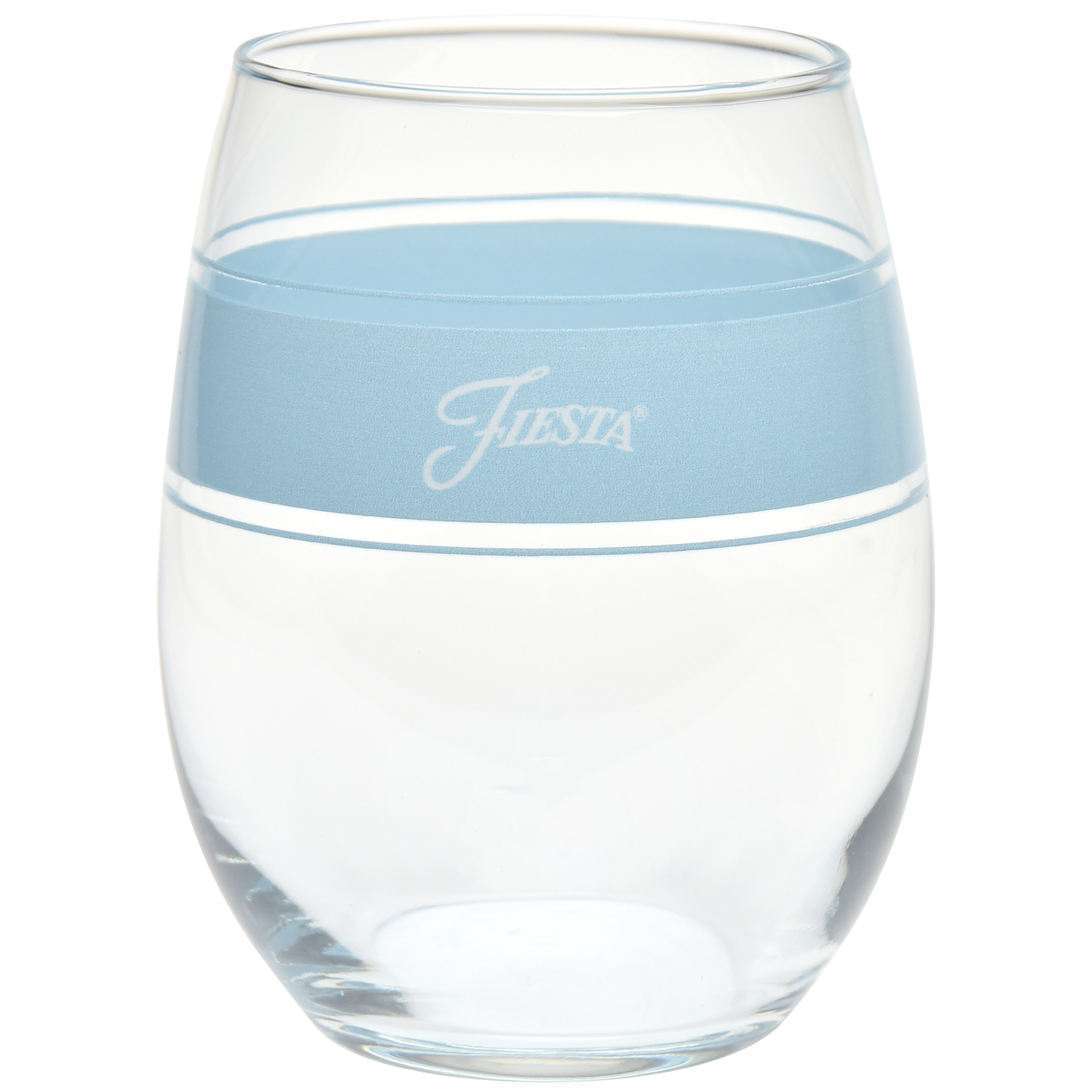 15 oz. Fiesta® Frame Stemless Wine Sky – Set of 4 - Image 2