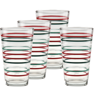 16 oz. Fiesta Americana Thin Stripe Cooler Glass - Set of 4