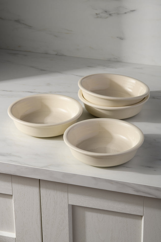 Linen Set of 4 Classic Rim 6 7/8 Inch Cereal Bowl 19 OZ. - Image 2