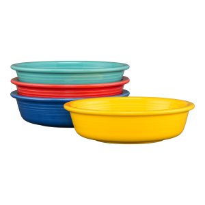 Mixed Vibrant Classic Rim 6 7/8 Inch Cereal Bowl 19 oz. Set of 4