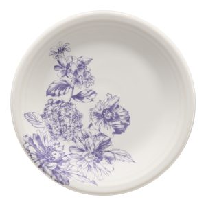 Botanical Floral Lavender Classic Rim 7 1/4 Inch Salad Plate