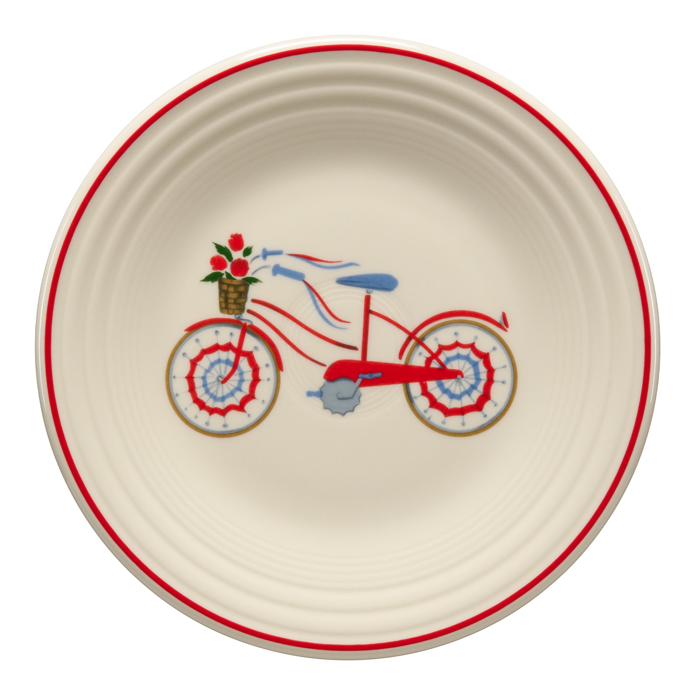 Americana Bicycle Classic Rim 9 Inch Luncheon Plate