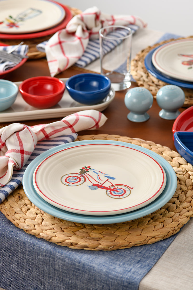 Americana Bicycle Classic Rim 9 Inch Luncheon Plate - Image 2