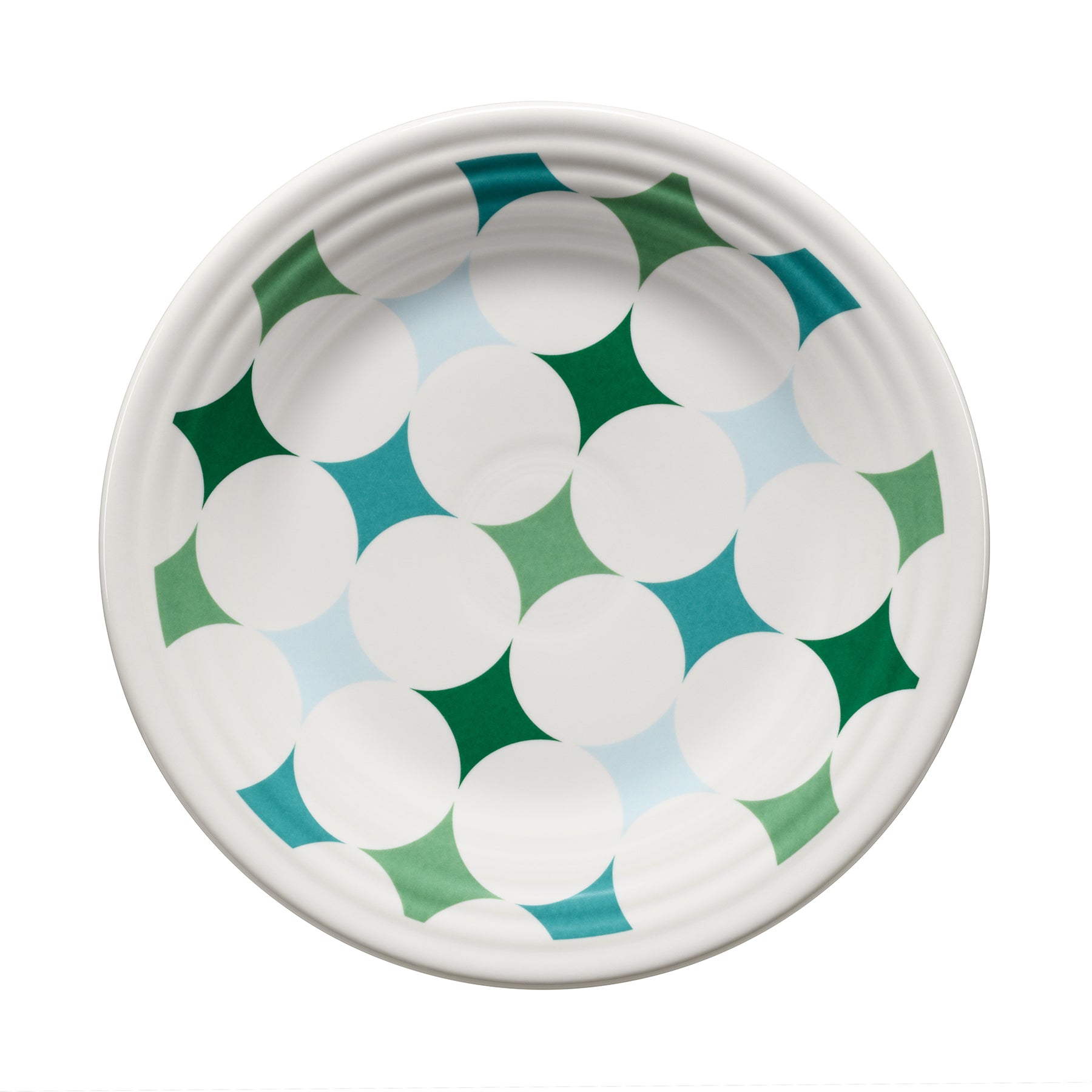 Fiesta Aegean Kaleido Circles Classic Rim 9 Inch Luncheon Plate