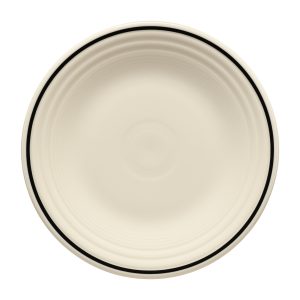 Black Band Classic Rim 9 Inch Luncheon Plate
