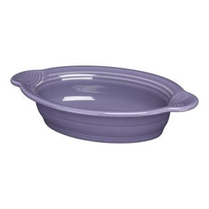 Lavender 9 1/8 Inch Oval Individual Casserole 13 OZ